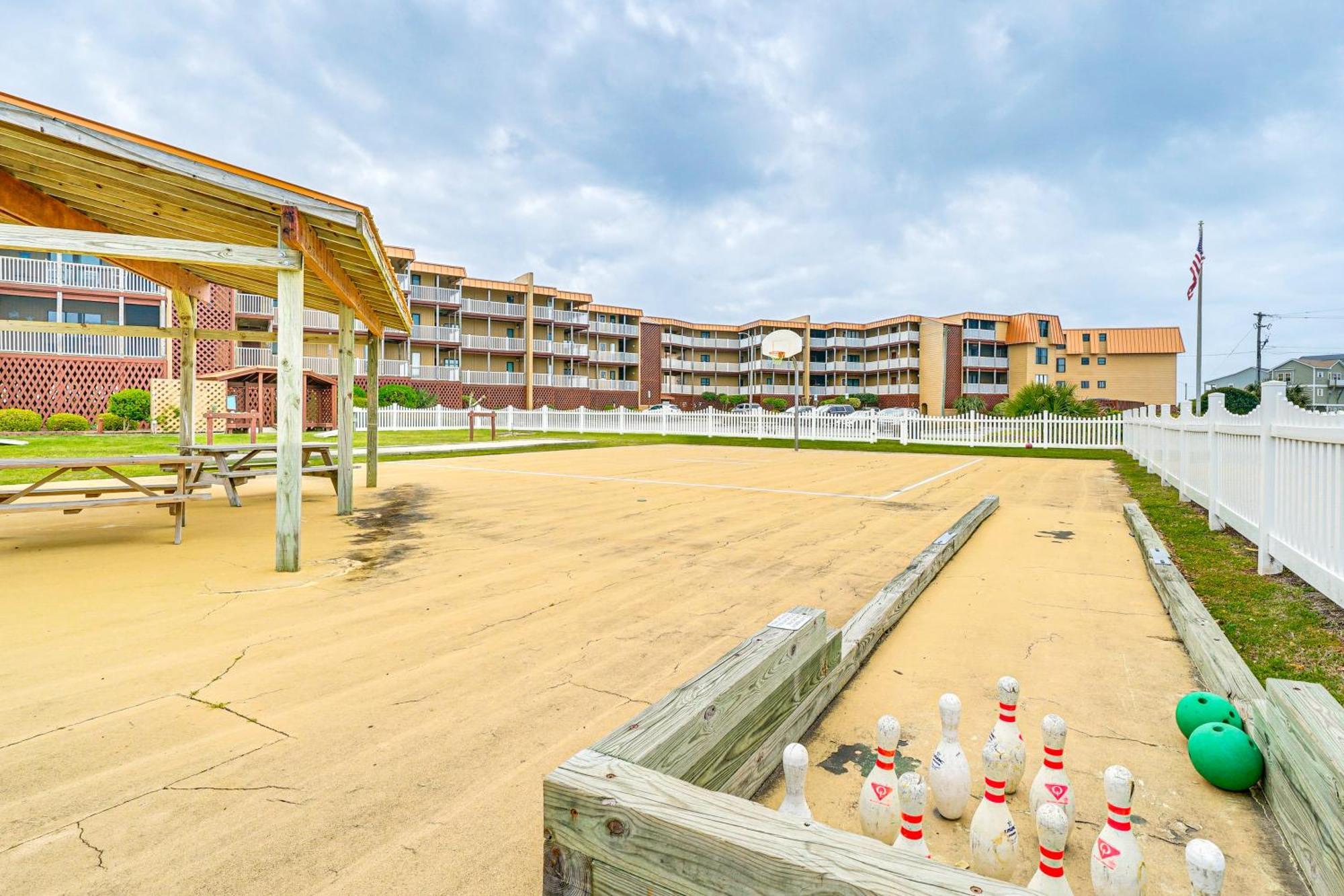 Airy Oceanfront Condo Beach Views And Pool Access! North Topsail Beach Kültér fotó