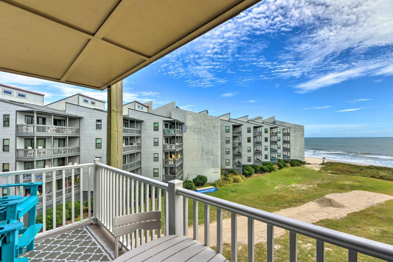 Airy Oceanfront Condo Beach Views And Pool Access! North Topsail Beach Kültér fotó