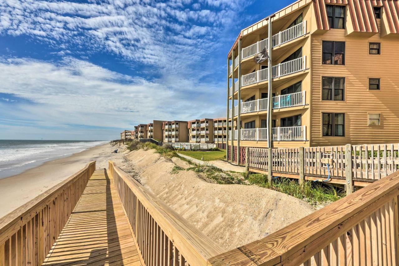 Airy Oceanfront Condo Beach Views And Pool Access! North Topsail Beach Kültér fotó